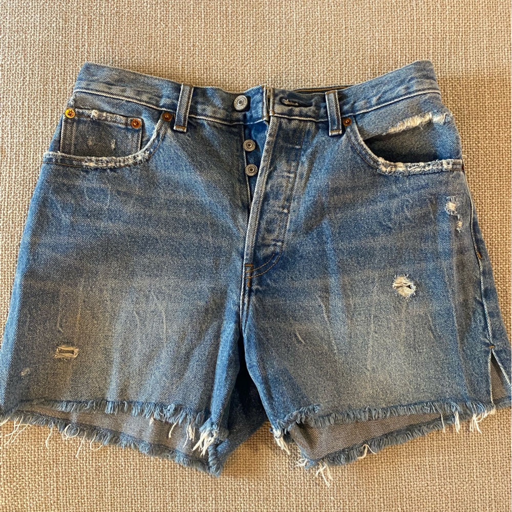 Abercrombie & Fitch 4 inch Jean Shorts